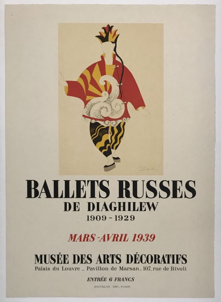 Литография Picasso - Ballets Russes
