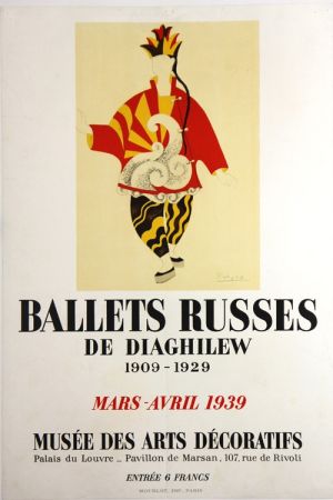 Литография Picasso - Ballets Russes de Diaghilew  Musee des Arts Decoratifs