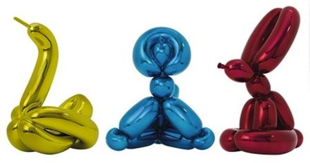 Керамика Koons - Balloon Animals - Swan, Monkey & Rabbit