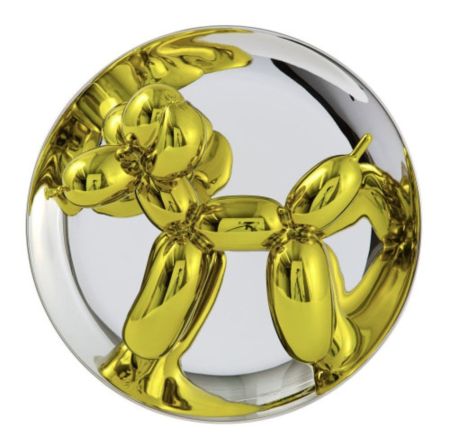 Многоэкземплярное Произведение Koons - Balloon Dog (Yellow)