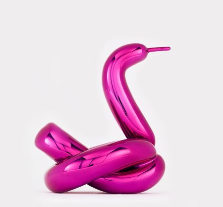 Многоэкземплярное Произведение Koons - Balloon Swan (Magenta)