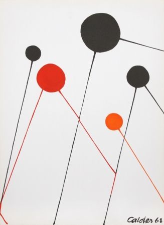 Литография Calder - Balloons