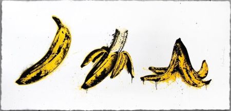 Сериграфия Mr. Brainwash - Banana Split (White)
