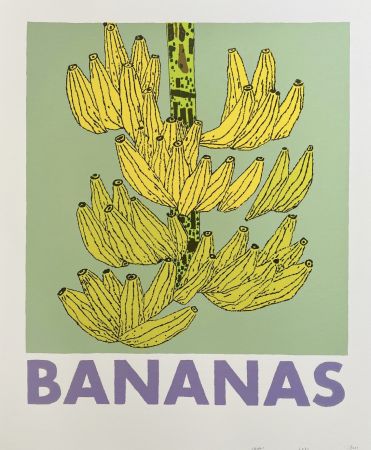 Сериграфия Wood - Bananas