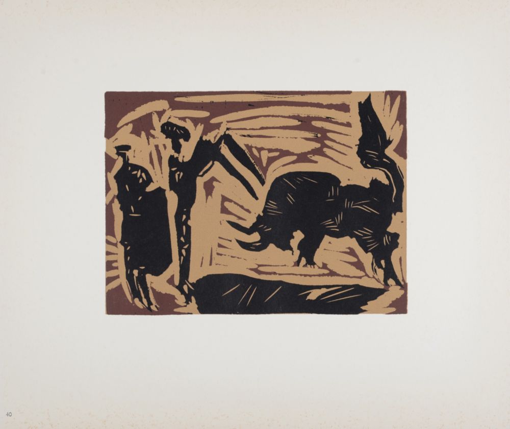 Линогравюра Picasso (After) - Banderilles, 1962