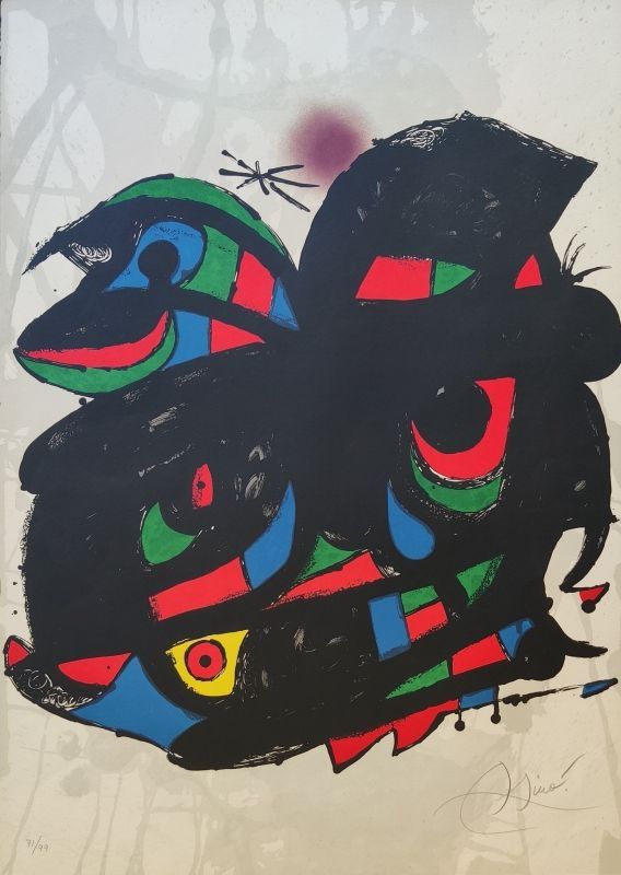Литография Miró - Barcelona 