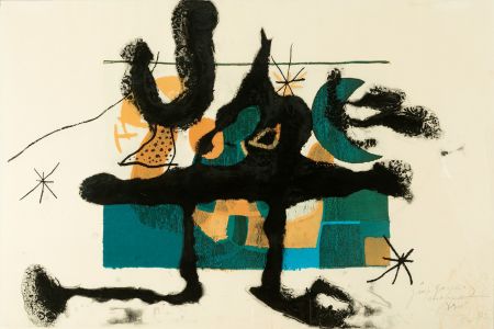 Офорт И Аквитанта Miró - Barcelona, plate I