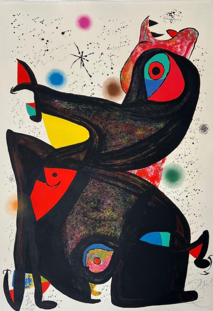 Литография Miró - Barnabé