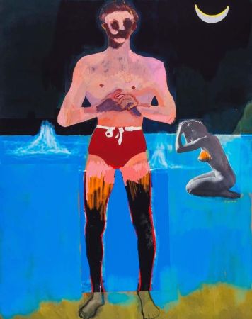 Сериграфия Doig - Bather for secession