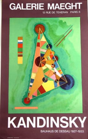 Литография Kandinsky - Bauhaus de Dessau  Galerie Maeght
