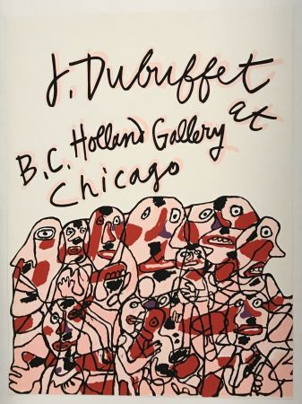 Сериграфия Dubuffet - B.C. Holland Gallery, Chicago