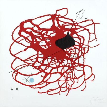 Литография Miró - Beats (M.568)