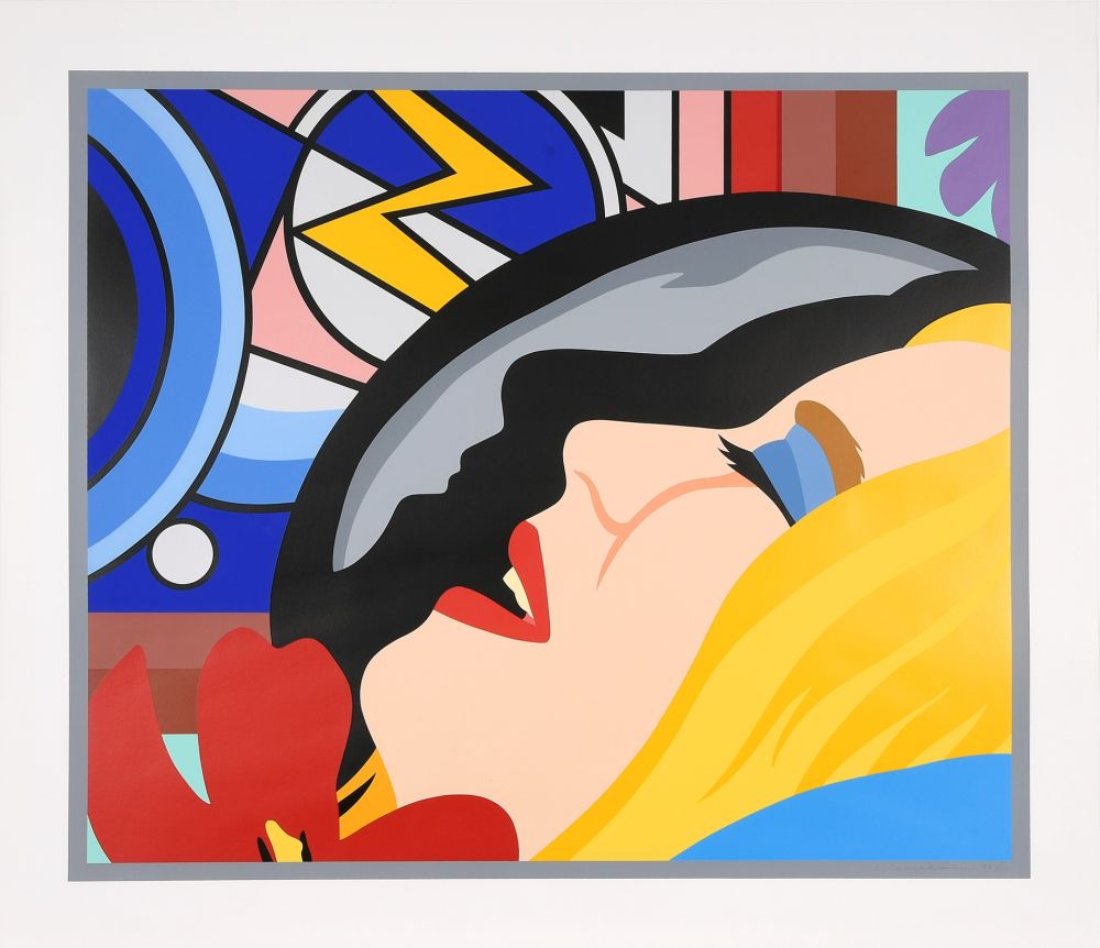 Сериграфия Wesselmann - Bedroom Face with Lichtenstein