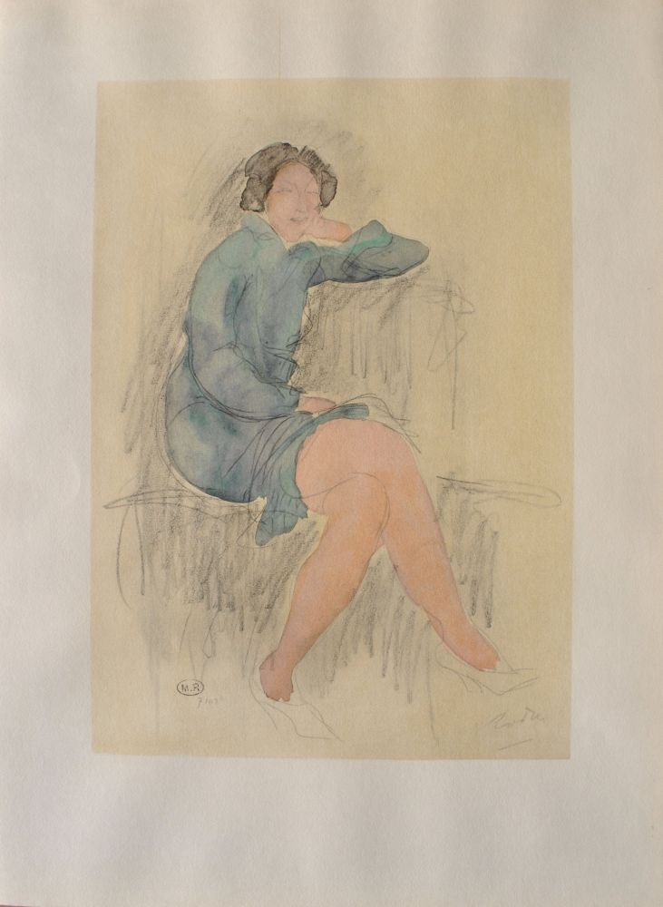 Гравюра Rodin - Belle femme assise