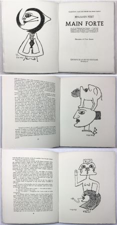 Иллюстрированная Книга Brauner - Benjamin Péret : MAIN FORTE. Illustrations de Victor Brauner (1946)