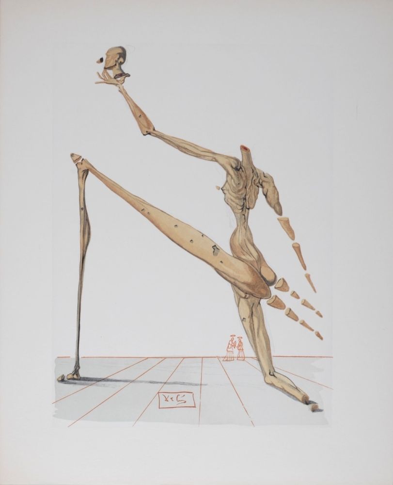 Литография Dali - Bertrand de Born