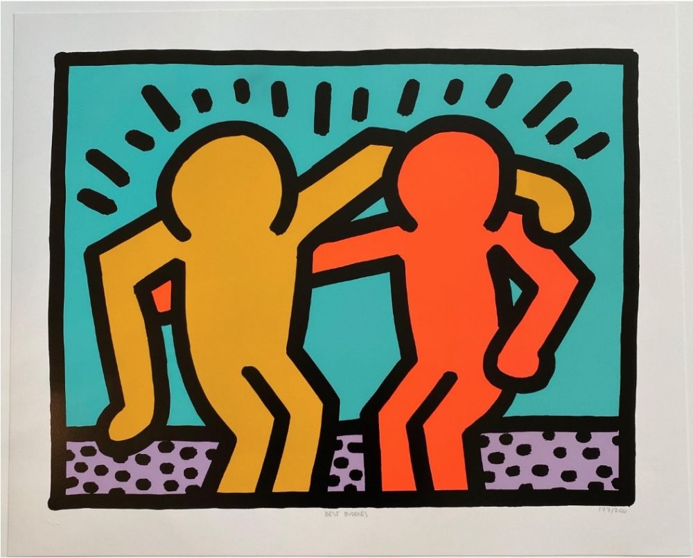 Сериграфия Haring - Best Buddies