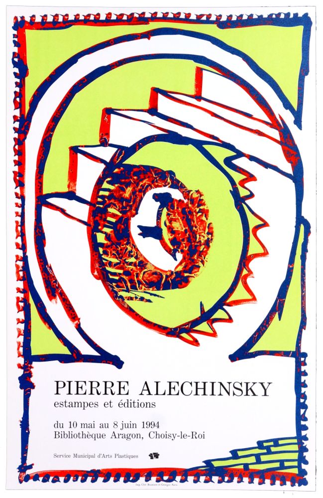 Афиша Alechinsky - Bibliothèque Aragon