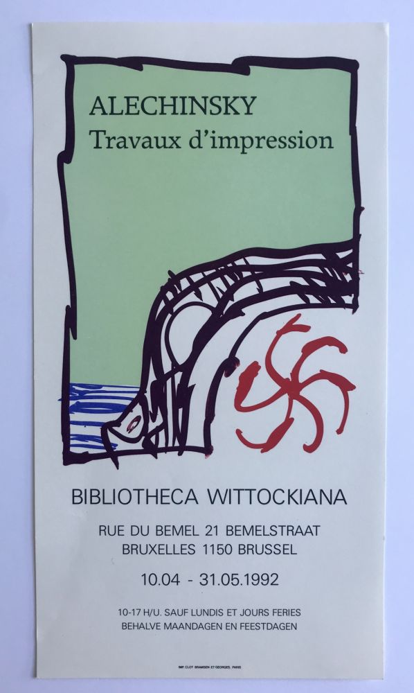 Афиша Alechinsky - Bibliothèque Wittockiana / Bruxelles