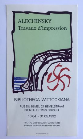 Афиша Alechinsky - Bibliothèque Wittockiana / Bruxelles