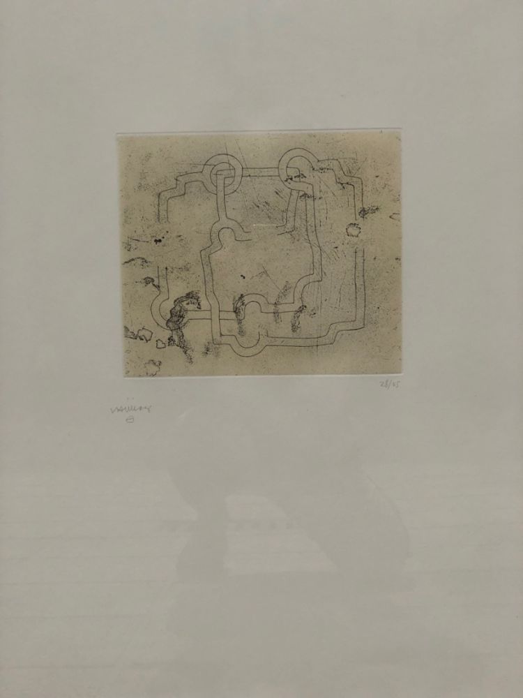 Офорт И Аквитанта Chillida - Bidearte I