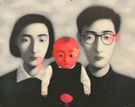 Литография Xiaogang - Big Family