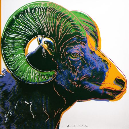 Сериграфия Warhol - Bighorn Ram (FS II.302)