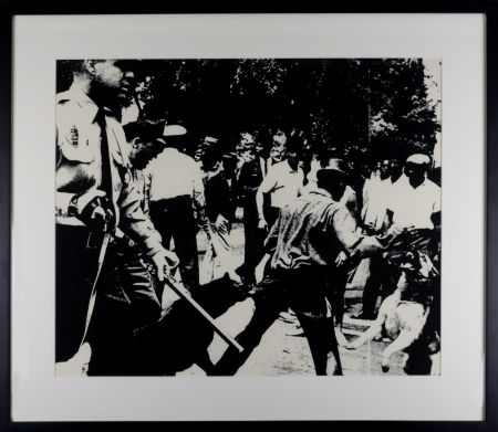 Сериграфия Warhol - Birmingham Race Riot, 1964