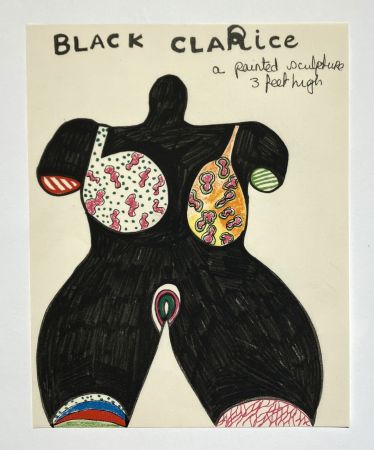 Литография De Saint Phalle - Black Clarice. 1966