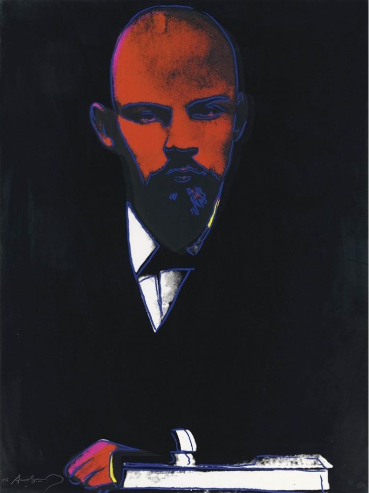 Сериграфия Warhol - Black Lenin (FS II.402)