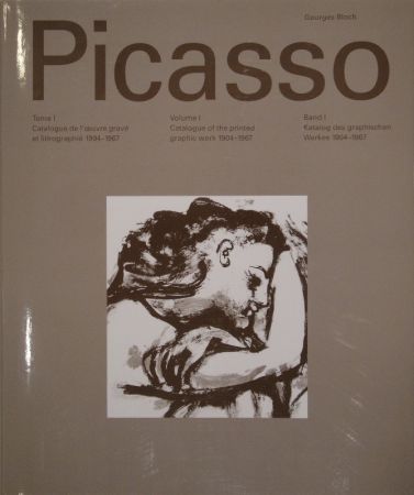 Иллюстрированная Книга Picasso - BLOCH, Georges. Pablo Picasso. Band I. Katalog des graphischen Werkes / Catalogue de l'oeuvre gravé et lithographié / Catalogue of the printed graphic work 1904-1967.