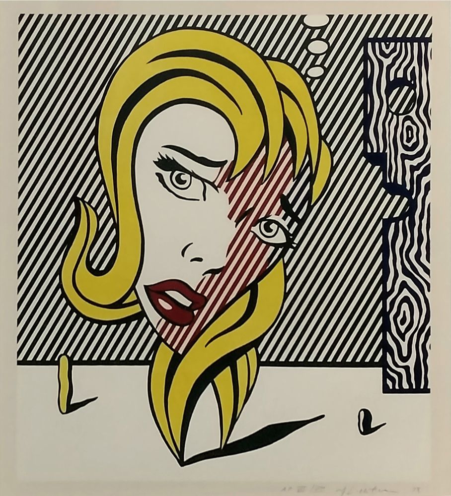 Литография Lichtenstein - BLONDE (SURREALIST SERIES)