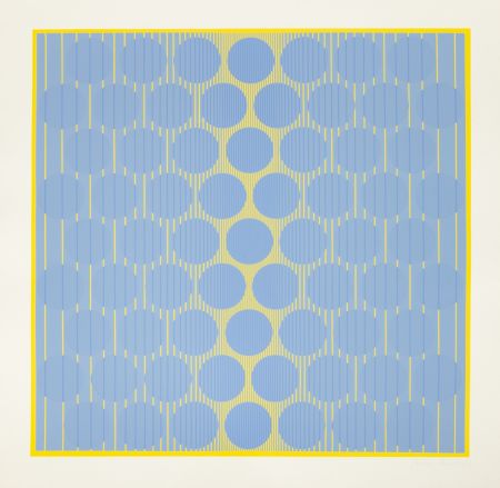 Сериграфия Stanczak - Blue Circles, from Eight Variants
