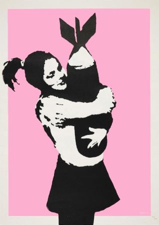 Сериграфия Banksy - BOMB LOVE (BOMB HUGGER)