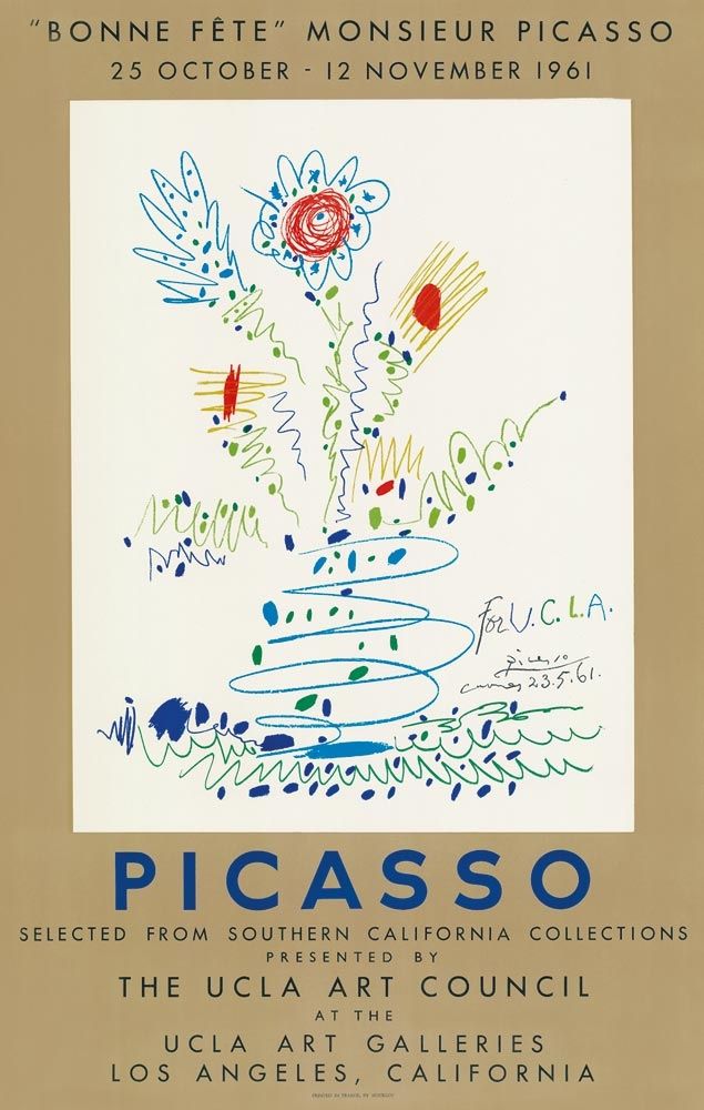 Литография Picasso - Bonne fête Monsieur Picasso