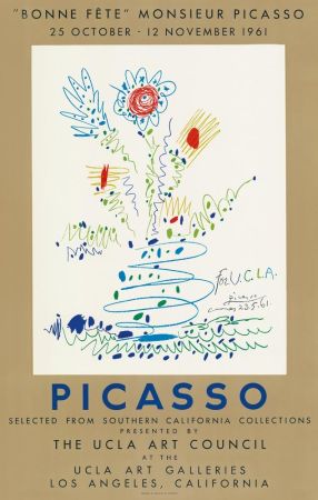 Литография Picasso - Bonne fête Monsieur Picasso