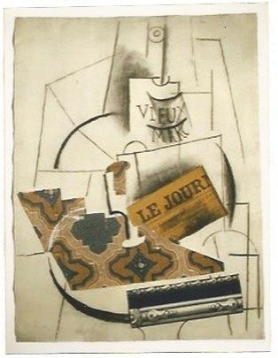 Литография Picasso - Bouteille de Vieux Marc