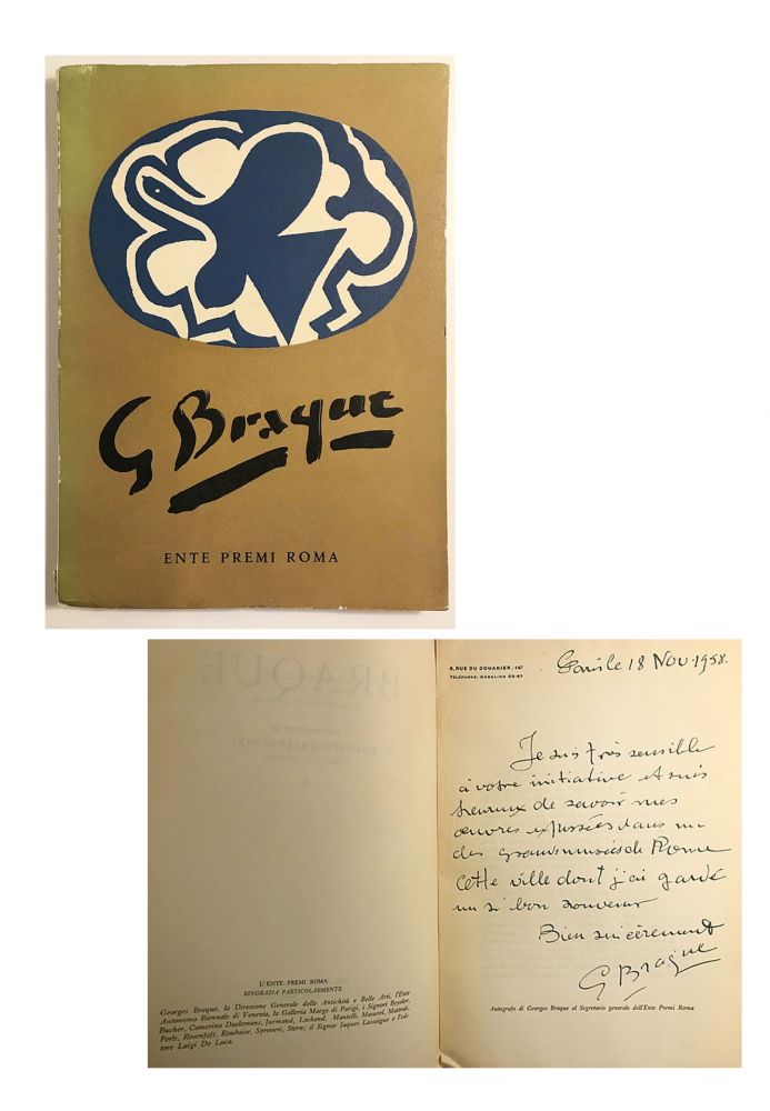 Иллюстрированная Книга Braque - Braque (1958)