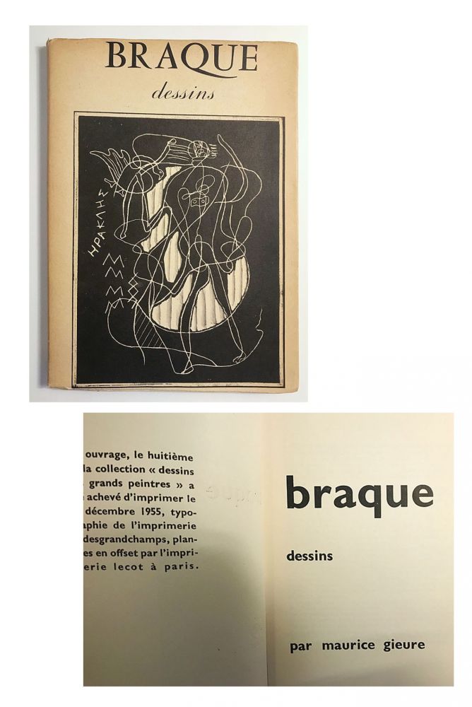 Иллюстрированная Книга Braque - Braque dessins (1955)