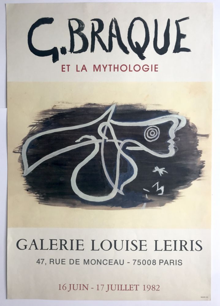 Афиша Braque - Braque et la Mythologie / Galerie Louise Leiris