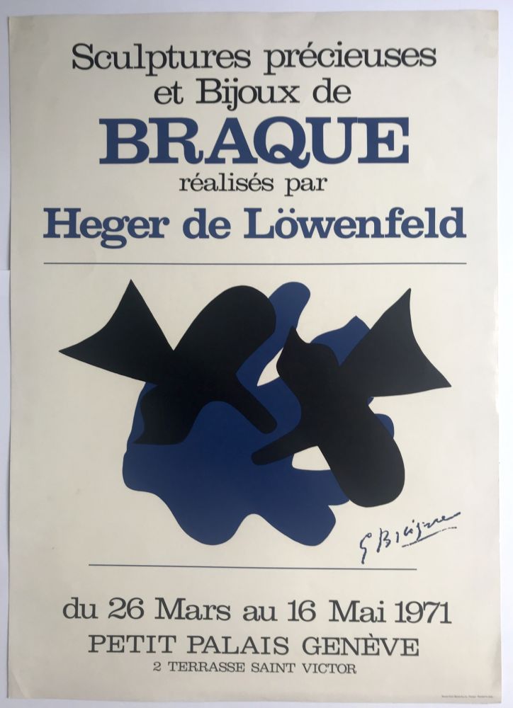 Афиша Braque - Braque & Heger de Löwenfeld / Petit Palais, Genève