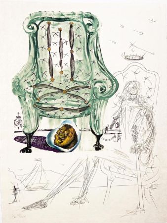 Литография Dali - Breathing Pneumatic Chair