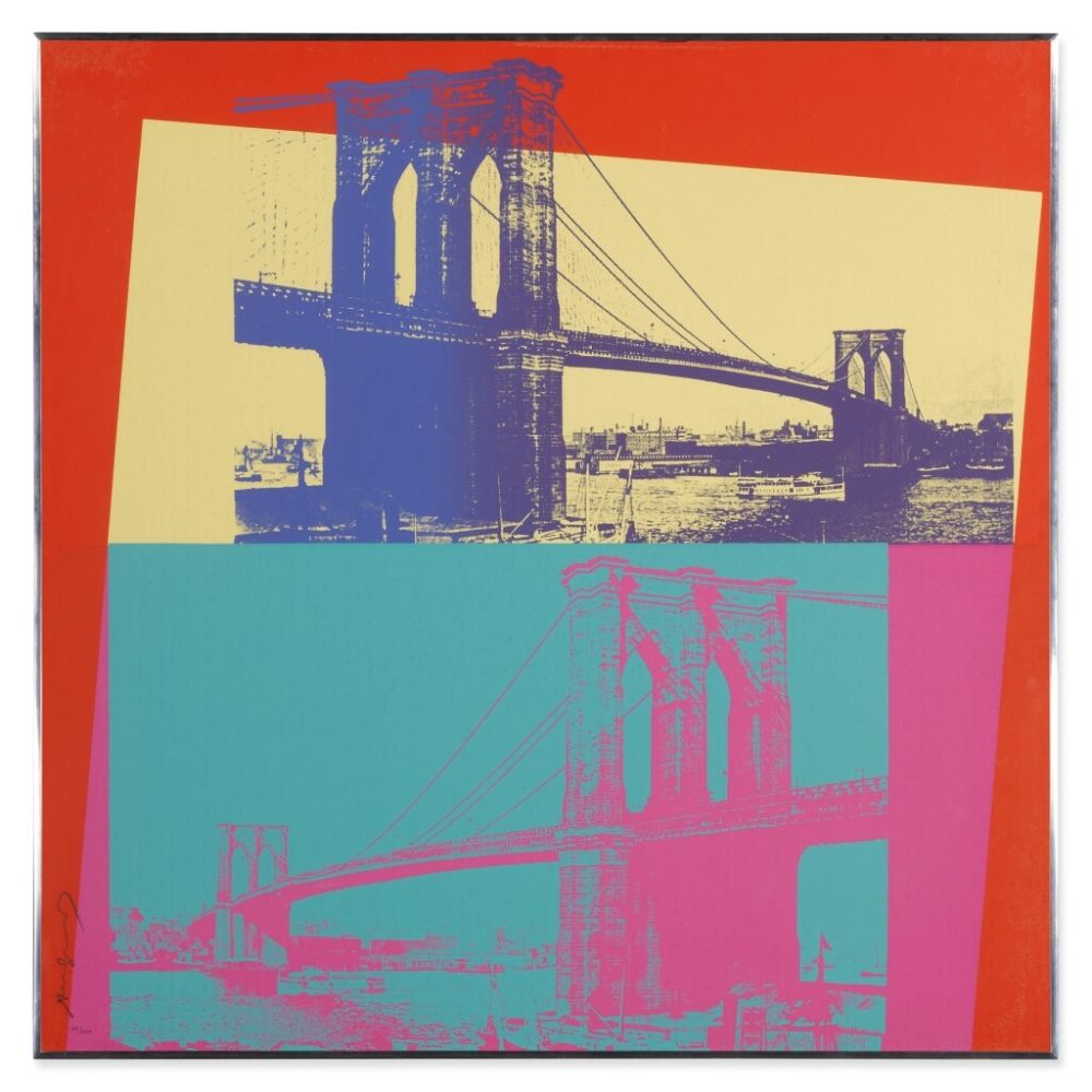 Сериграфия Warhol - Brooklyn Bridge 