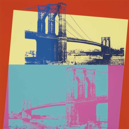 Сериграфия Warhol - Brooklyn Bridge
