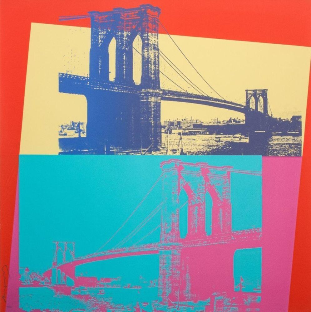 Сериграфия Warhol - Brooklyn Bridge II.290