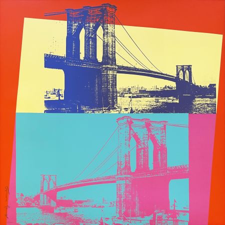 Сериграфия Warhol - Brooklyn Bridge, II.290