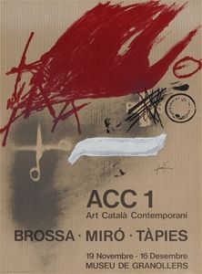Афиша Tàpies - Brossa-Miró Tàpies