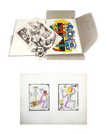 Гравюра Brauner - BRUNIDOR. Portofolio n° 2: Toyen, V. Brauner, F. Léger, H. Michaux, Hérold, Masson, Hélion (1947-1952)