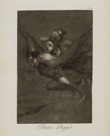 Офорт И Аквитанта Goya - Buen Viage