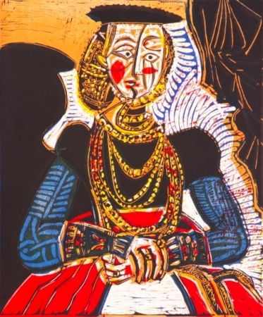 Литография Picasso - Buste de Femme
